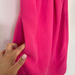 L'Agence  Pink Draped Front 100% Silk Mini Sleeveless Dress Women's Size 4 Photo 6