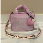 Juicy Couture  Extra Spender‎ Mini Tote Fondant Pink Rhinestone Crossbody Bag Photo 0