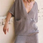 FP Beach Free People Beach Jaclyn Sweater Gravel Size Large Photo 0