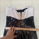 House Of CB  'Holly' Black Sequin Strapless Bow Maxi Dress NWOT‎ size S Photo 8