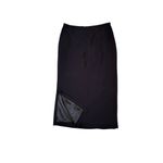 Laura Scott Vintage  Black Maxi Skirt Business Office Size 12 Photo 1