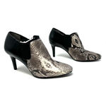 Cole Haan size 6.5 B D14 D42506 snake print heeled bootie ankle boot shoes Photo 2