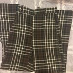 Free People Brown Plaid Pants Photo 0