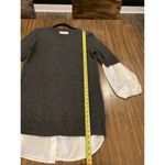 Brochu Walker Revolve  Ebella longsleeve Layered cashmere wool Grey Shirt Dress M Photo 7