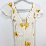 Reformation Cozumel Jumpsuit in TANGIERS Floral White Ruffle Size 6 Photo 4