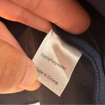 Tuckernuck  Marguerite Off The Shoulder Ruffle Long Sleeve Top Womens Medium Navy Photo 5