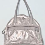 Lululemon Limited Silver Metallic Tote Bag Photo 1