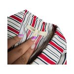 Maje  White & Red Striped Shirt Women's Dress Size: 2 Photo 3