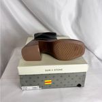 Sun + Stone Black Heeled Boots with Chunky Heel Size 9 Photo 6