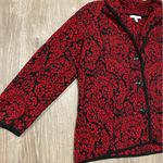 JM Collection  Paisley Button Front Blazer | Jacket Business Casual Photo 2