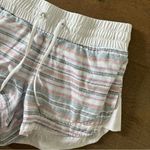 Athleta cabo beachside linen striped shorts Photo 2