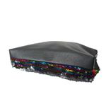 Victoria's Secret  Rainbow Sequin Makeup Bag Clutch Wristlet‎ Strap Zip Pouch Photo 5