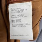 3.1 Phillip Lim  Silk Avant-Garde Sleeveless Top Brown Drape Overlay Size 6 Photo 3