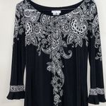 London Times Black / White Dress Sz 10 Photo 1