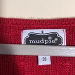 Mud Pie  Ladies one size deep red poncho style sweater Photo 4