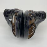 Soffit Women’s Deep Purple Open Toe Wedge Sandals Size 9M Photo 4