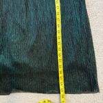 After Six  6883 Covertible Ruffle Strap Pleated Gown Metallic Evergreen S Photo 8