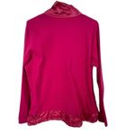 Chico's Chico’s Zenergy size L Becca fabric mix jacket in Berry Photo 4