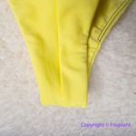 New! Abysse Free People Malia Bikini Bottom in yellow, size M Yellow Size M Photo 2