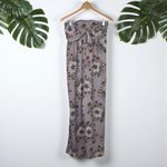 Madewell  Strapless Tie-Front Jumpsuit in Painted Blooms Violet Dusk Photo 5