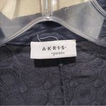 Akris Punto  Cotton Tunic Blouse Light Jacket Black Size 8 Photo 5