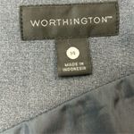 Worthington  Women's Blue Pencil Skirt Size 14 Knee Length Workwear Photo 3