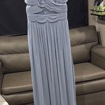 Birdy Grey  Elegant Blue Evening Gown size Medium Photo 0