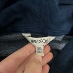 Wildfox  Tie Die Hoodie Dark Blue Size XS with Pocket EUC Photo 7