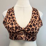 Fabletics Leopard Oasis Twist Sports Bra - Size 3X Photo 0
