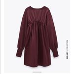 ZARA NEW COMBINATION SWEATSHIRT TOP ASYMMETRIC HEM WOMENS SIZE S Photo 2