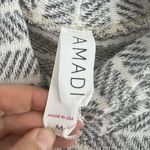 Anthropologie Amadi Gray Striped Mock Neck Knit Top Size M Photo 5