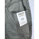Levi's Signature Levi Strauss Capri‎ Pants Olive Green Stretch Mid Rise Women's 14 W32 Photo 4