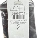 Loft NWT Sleeveless Embroidered Sequin Trim Dress Brown Size 2 Feminine Babydoll Photo 3