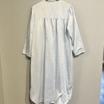 Oscar de la Renta  Pink Label Med‎ Pale Blue Nightgown Demure Early 2000s Granny Photo 2