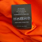 Trapstar Bright Orange Full Zip Cropped Bomber Jacket Photo 7