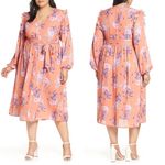 ASOS Lost Ink  Floral Midi Dress. Size 2X Photo 1