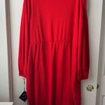 Ava & Viv Plus Size Long Sleeve Wrap Dress Red 2X NWT Photo 3