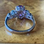 Moroccan Amethyst Sleeping Beauty Turquoise Ring Size 10 Purple Photo 4