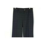 CAbi Straight Wide Leg Trouser Dress Pant Career Belt Loop 8 Brown Grey Plaid Photo 1