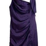 White by Vera Wang Purple Bridesmaid Formal Dress Size 4 Photo 0