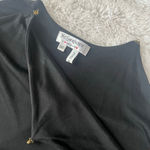 Women's VINTAGE Yves Saint Laurent Black Long Sleeve Dress US 6 Gold Accents Size undefined Photo 3