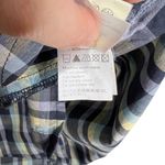 Kostym Plaid Short Sleeve Button Front Shirt Dress or Tunic Blouse Size XS Photo 9