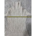 Real Comfort Cream Cable Knit Turtleneck Sweater Womens Medium Knitwear Photo 3