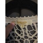 Rebellion Open Front Crochet Cardigan Kimono Topper Flare Sleeves Boho Sz S Photo 2