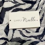 Simply Noelle Wild At Heart Zebra Blouse Blue XXL Photo 5