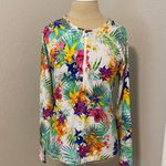 Athleta 3/4 Sleeve Zip Up Rash Guard Photo 0