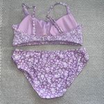 Cyn & Luca Purple Lavender White Flower Bikini Sz M Photo 1