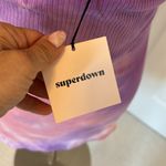 superdown  Ribbed Tie Dye Halter Dress Photo 6