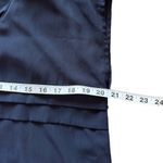 Lulu High Fashion Navy Blue Box Neck Blouse Size M Photo 5