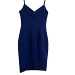 Likely Blue Bodycon Jaden Dress Spaghetti Straps Front Zipper Womens Size 0 New Photo 4